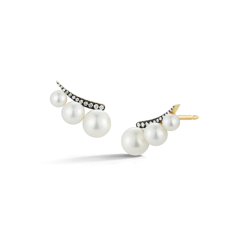 Privé Pearl Ear Climbers