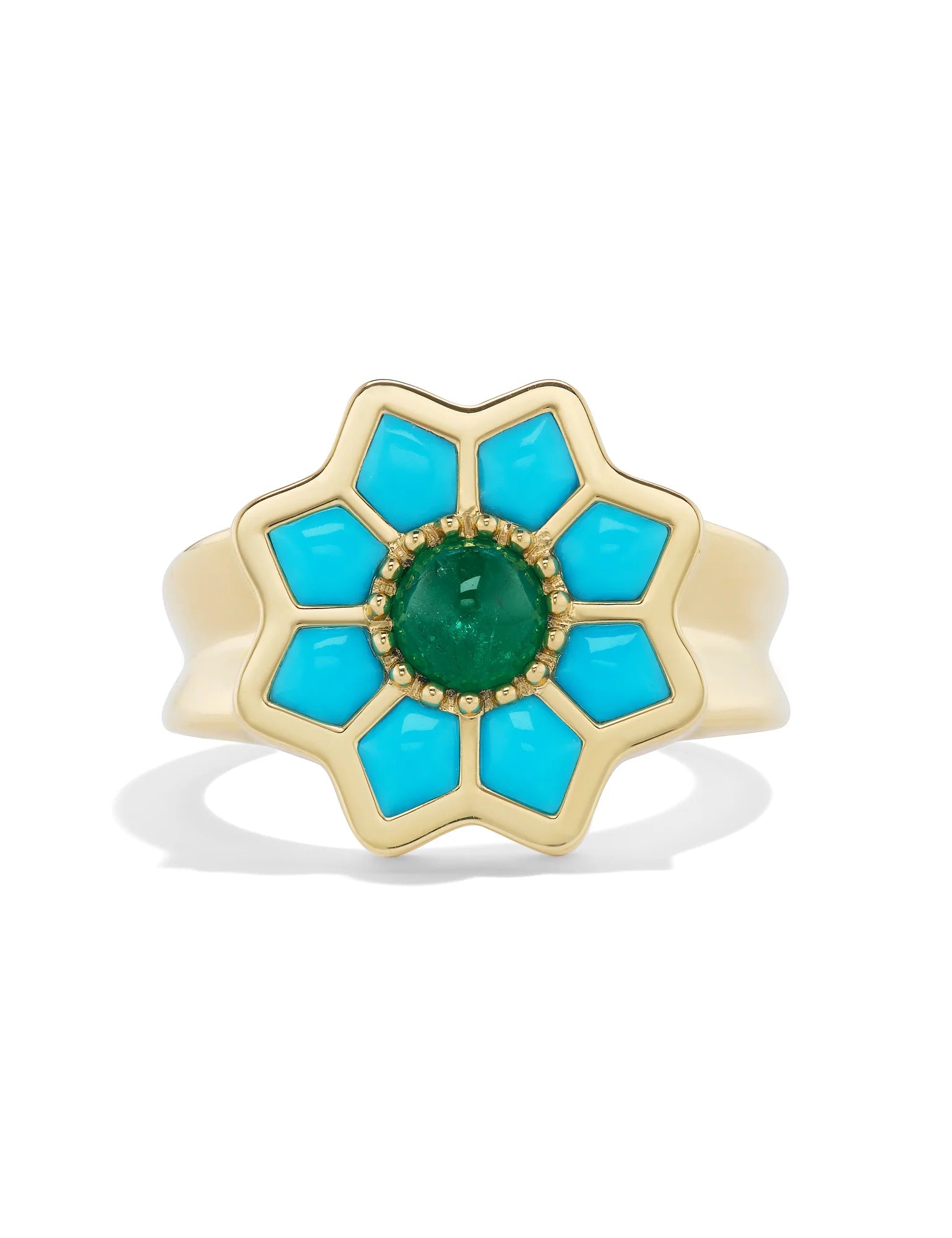 Fez Inlay Signet Ring