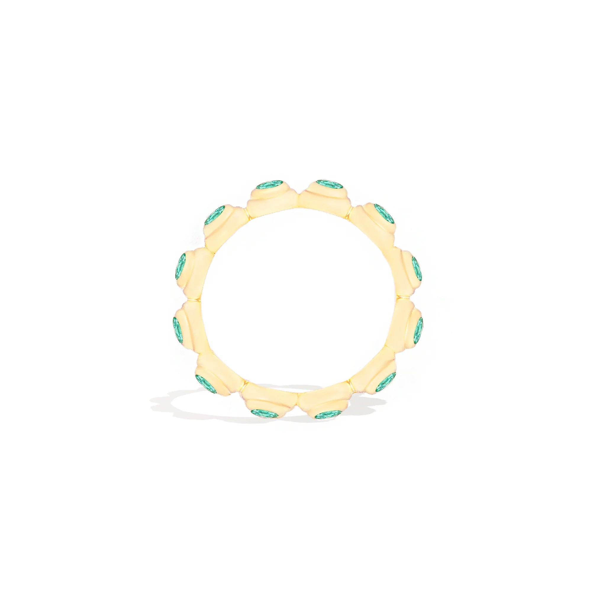 Evolve Stacking Ring - Large (Emerald)