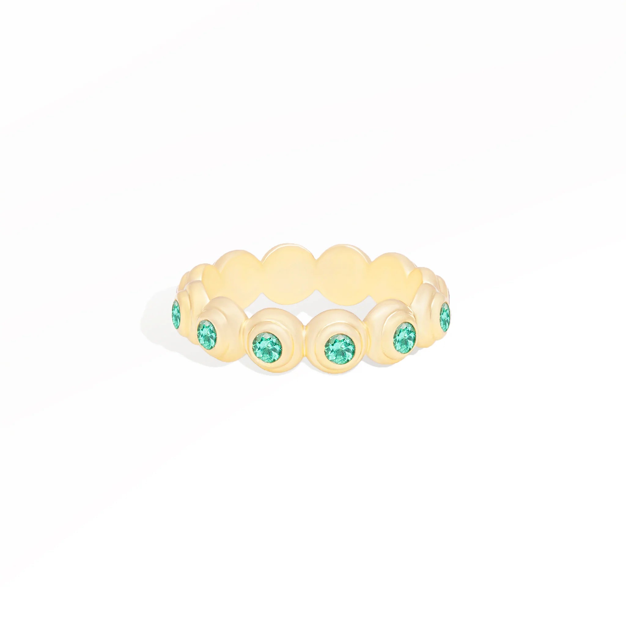 Evolve Stacking Ring - Large (Emerald)