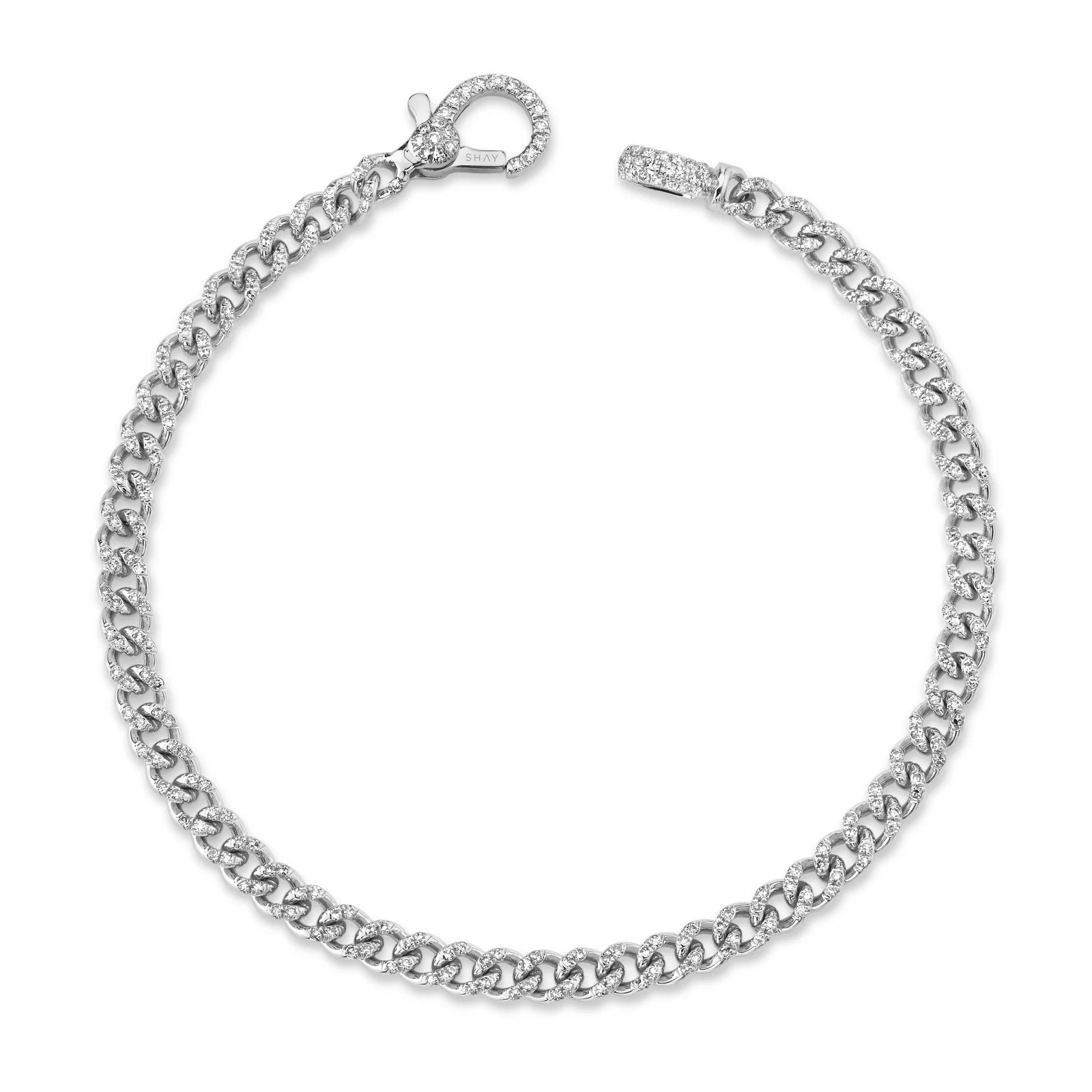 Diamond Pave Baby Link Bracelet