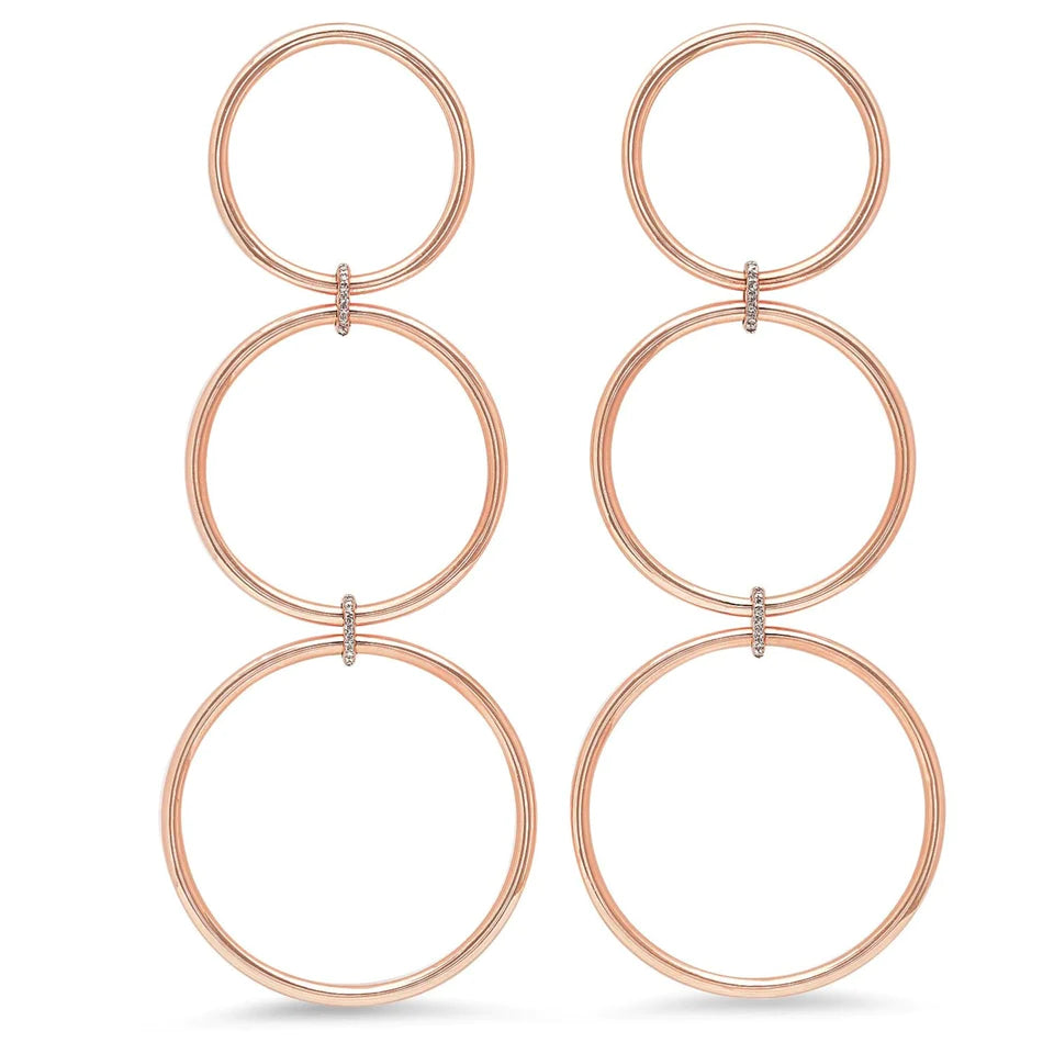 Triple Loop Earrings