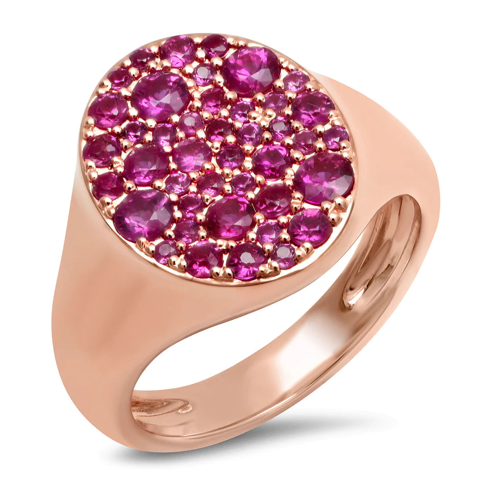 Ruby Signet Pinky Ring