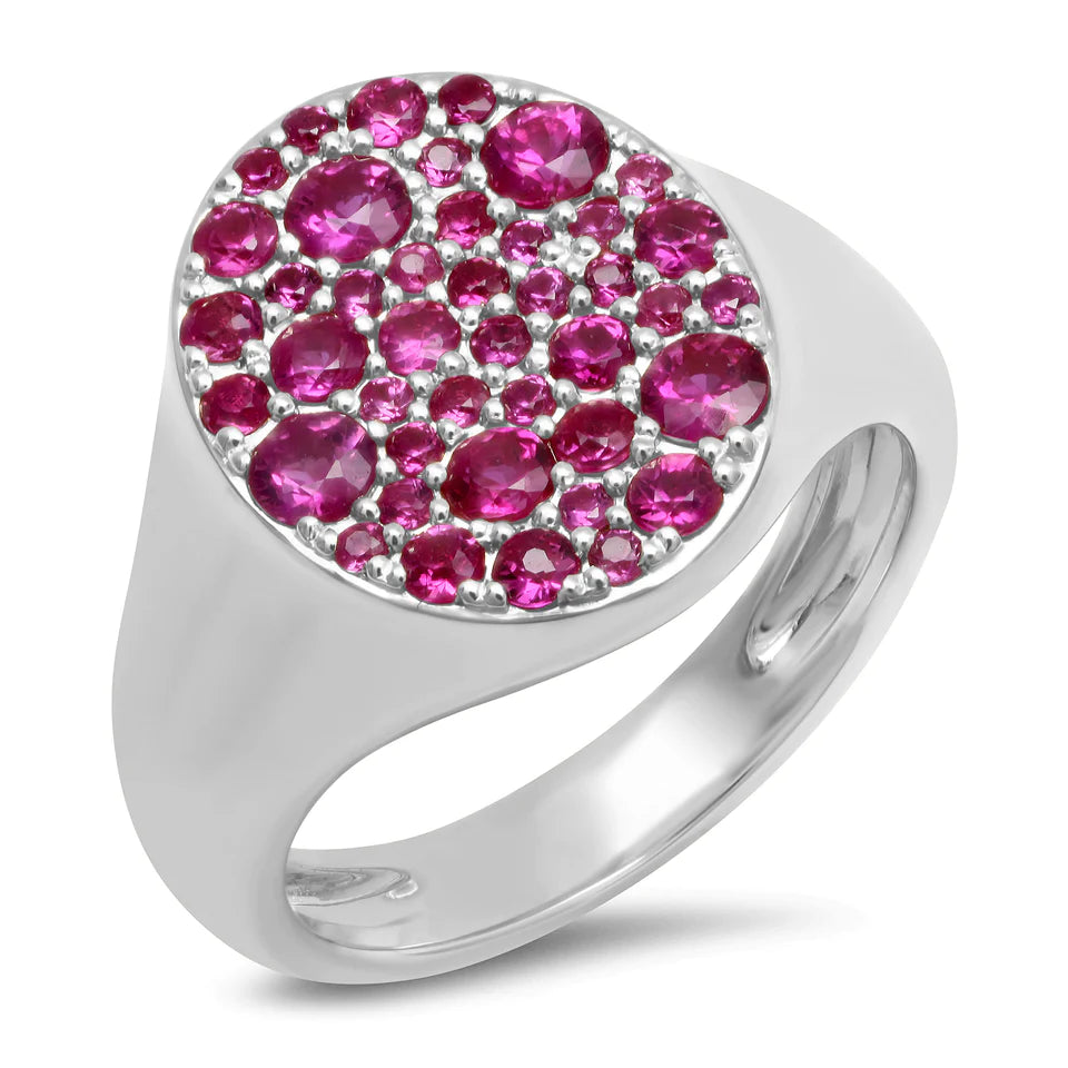 Ruby Signet Pinky Ring