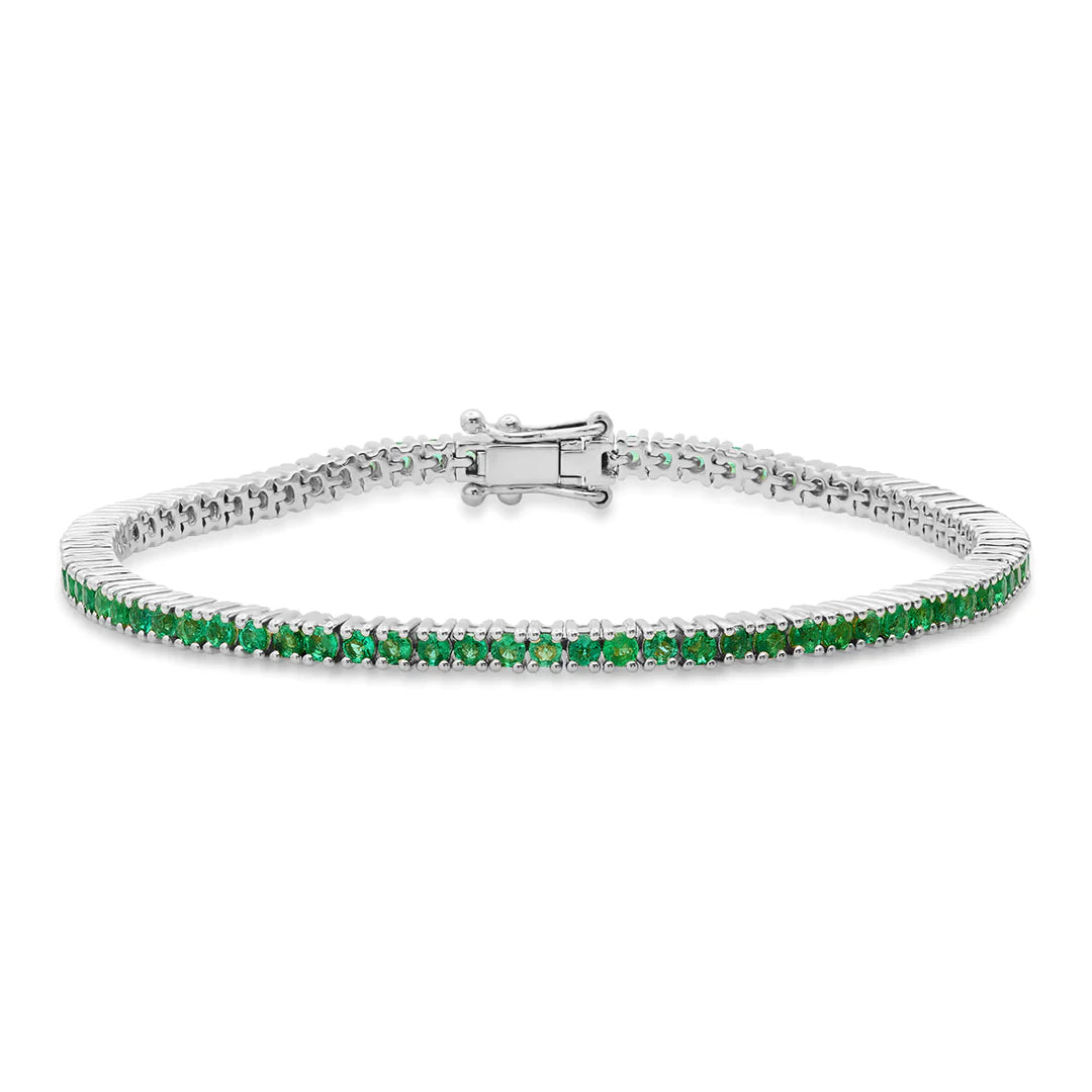 Emerald Tennis Bracelet