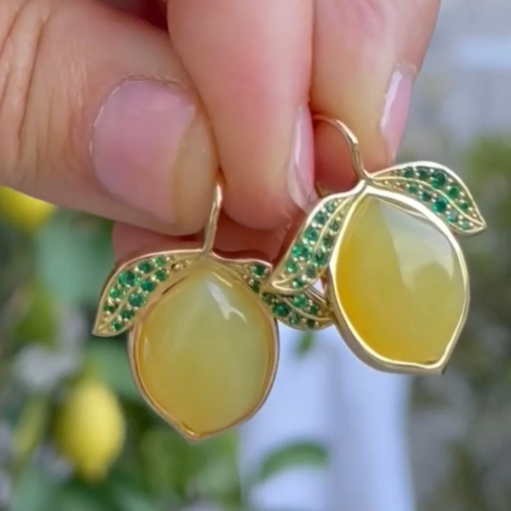 Lemon Earrings