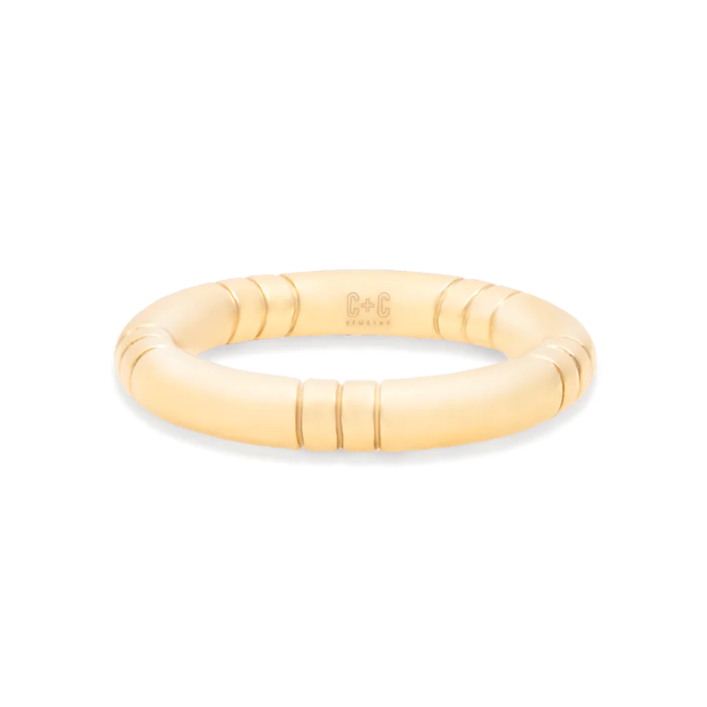 The Crew Stacking Ring - Etched