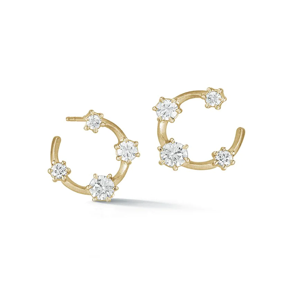 Small Kismet Diamond Hoops