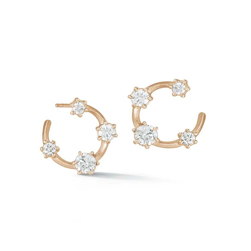 Small Kismet Diamond Hoops