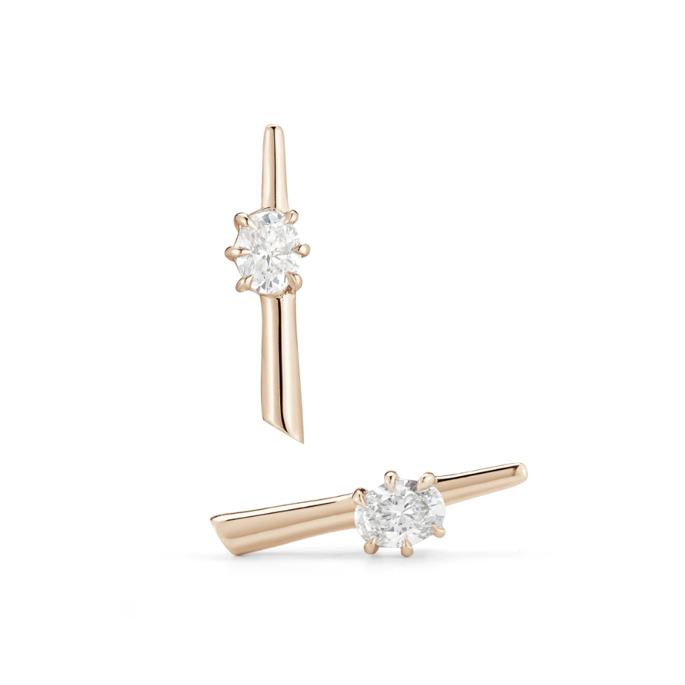 Rae Diamond Stud Earrings