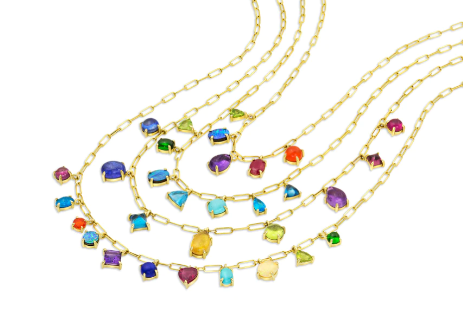 11 Stone Gemfetti Necklace