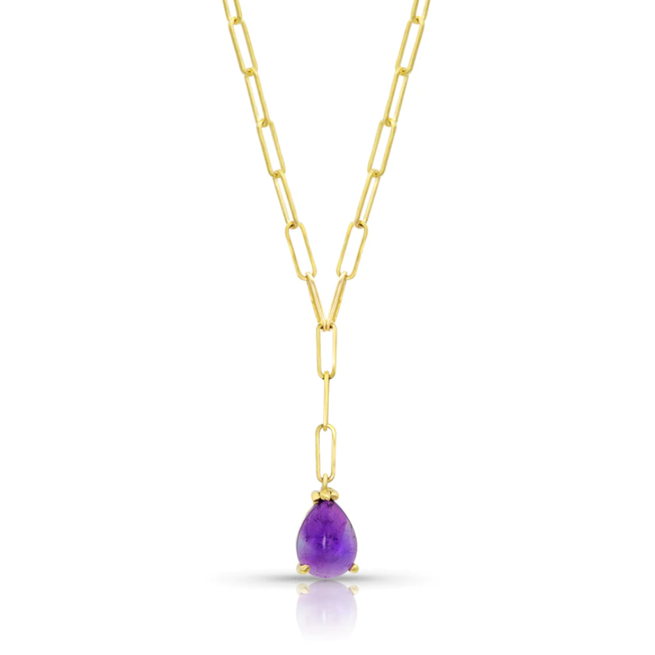 Gemfetti Single Lariat Necklace