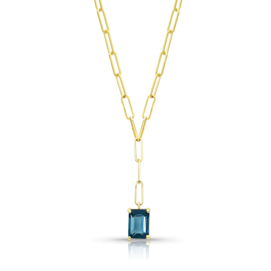 Gemfetti Single Lariat Necklace