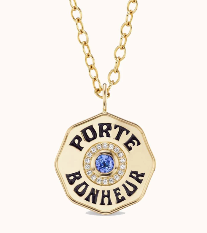 Large Porte Bonheur Tanzanite