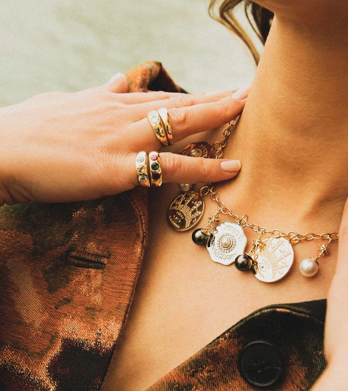5 Coin Necklace