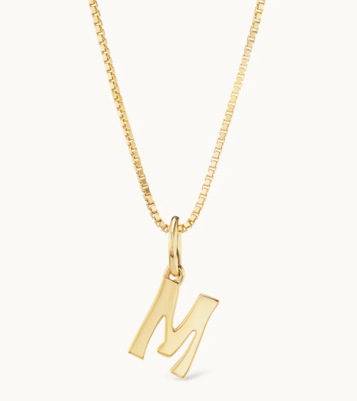 Initial Charm Necklace