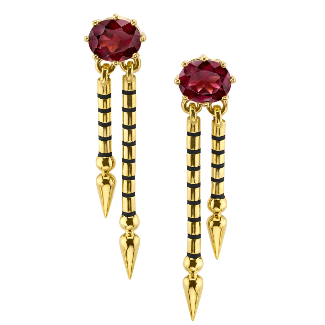 Double Shirley Spear Earrings