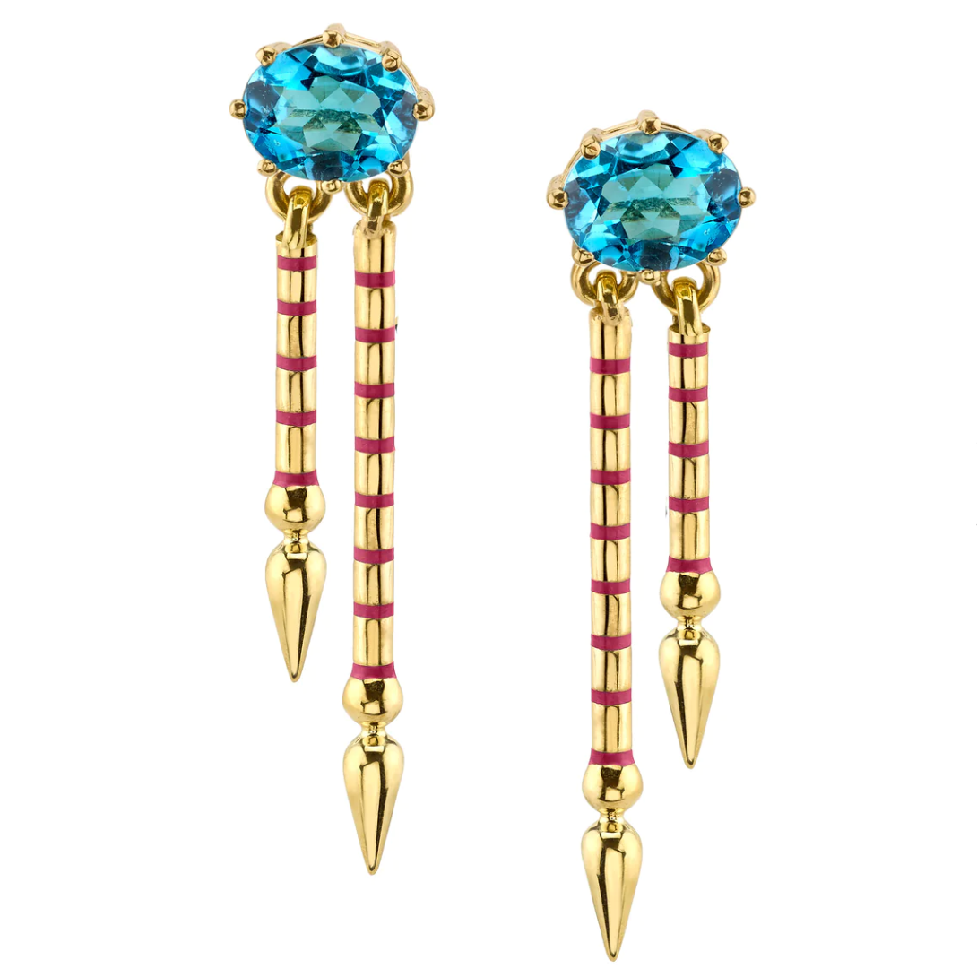 Double Shirley Spear Earrings