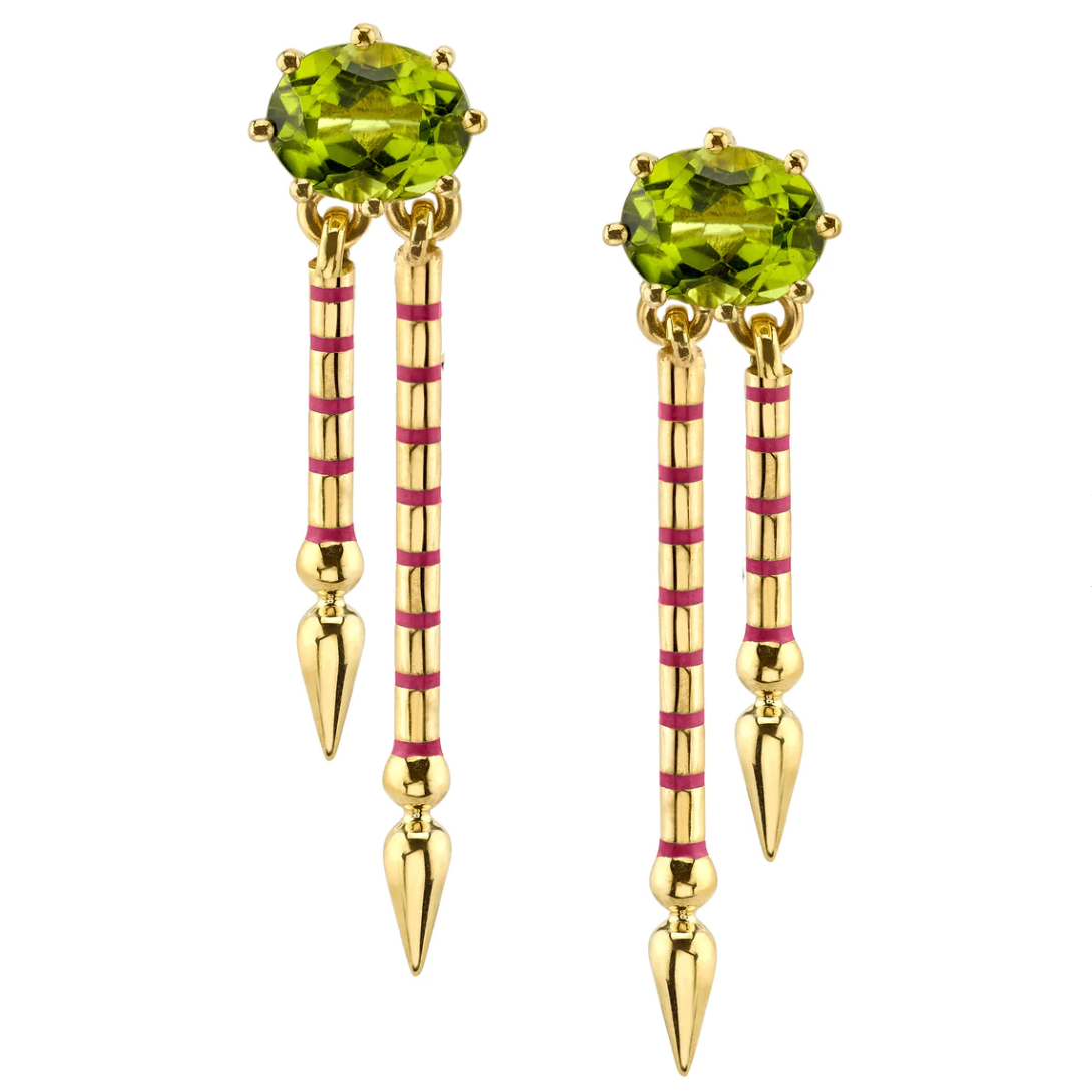 Double Shirley Spear Earrings