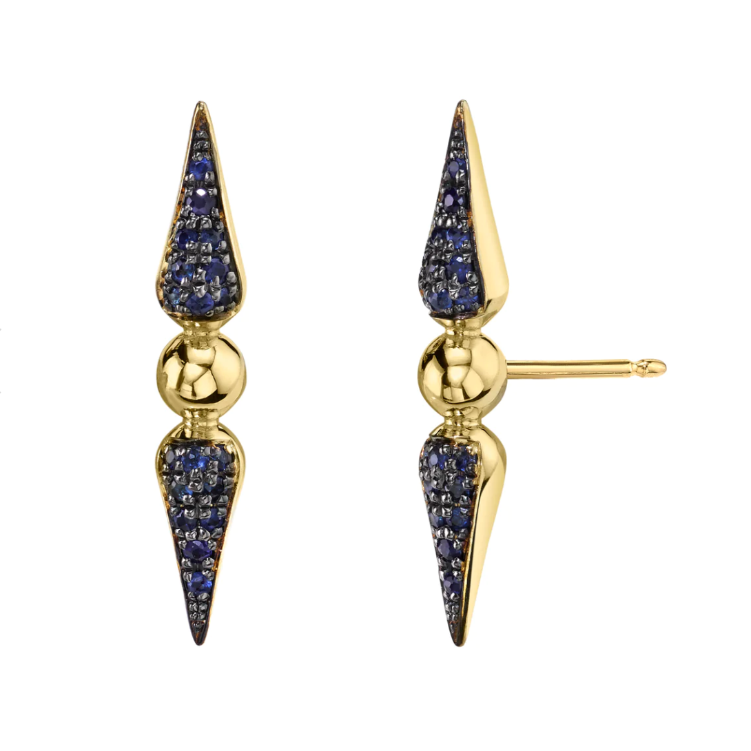 Shirley Pavé Spear Studs