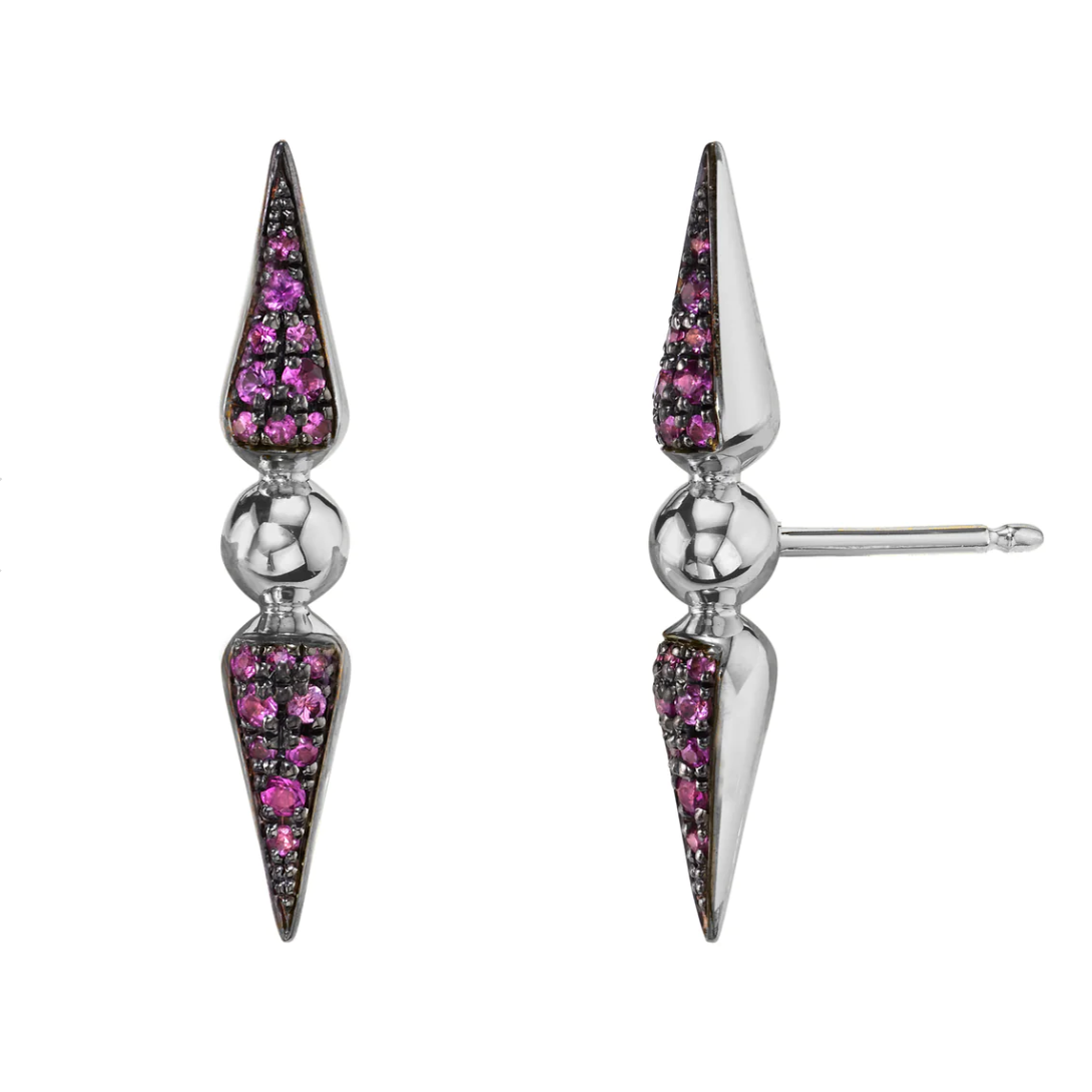 Shirley Pavé Spear Studs