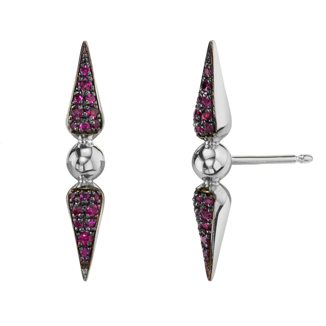 Shirley Pavé Spear Studs