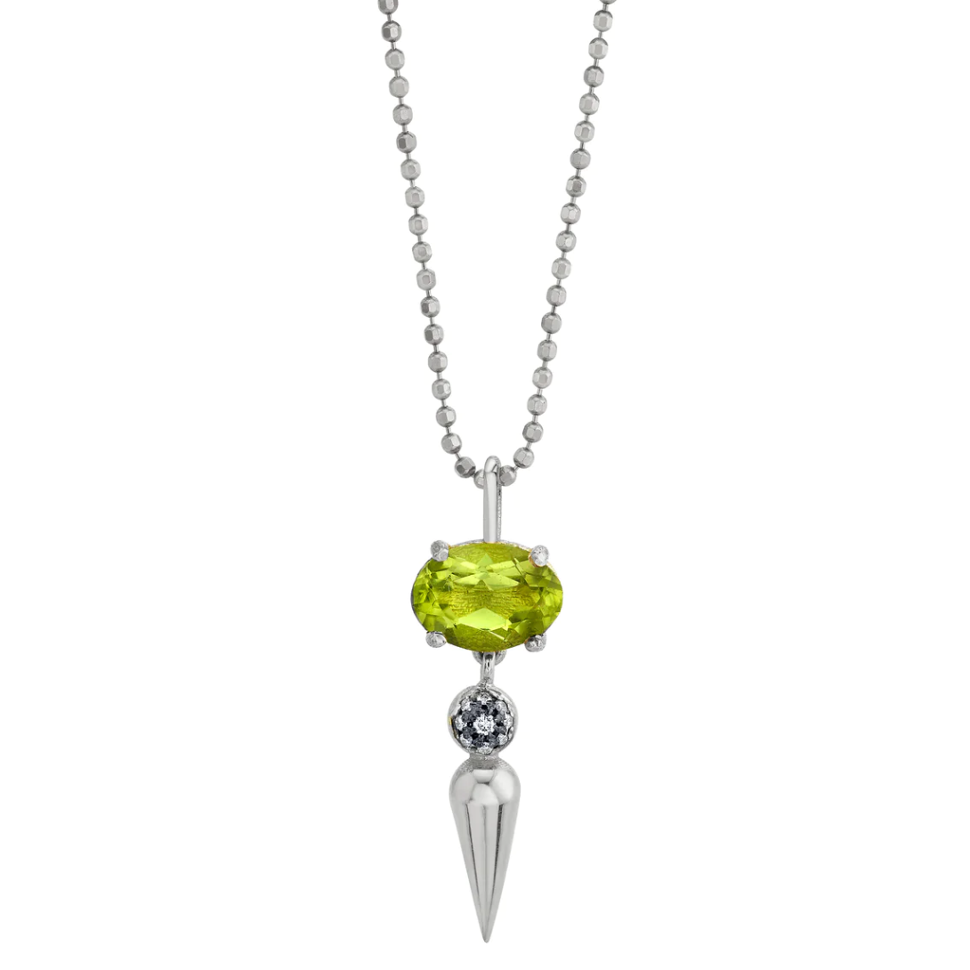 Pavé Center Spear Pendant