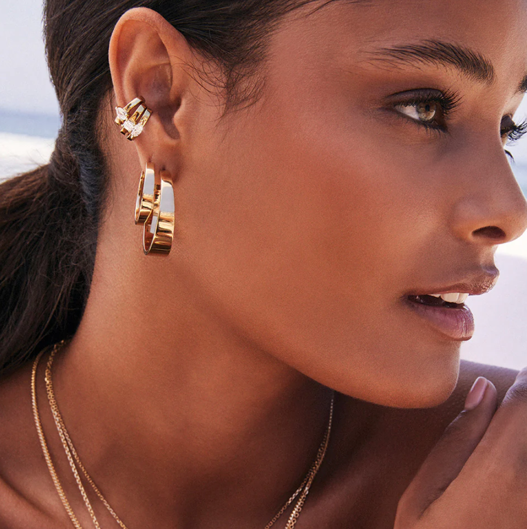 Marquis Diamond Ear Cuff