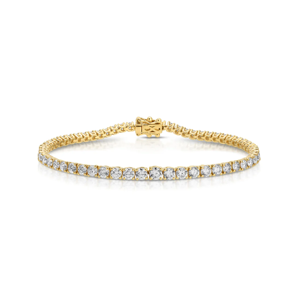 Graduated Small Diamond Hepburn Bracelet