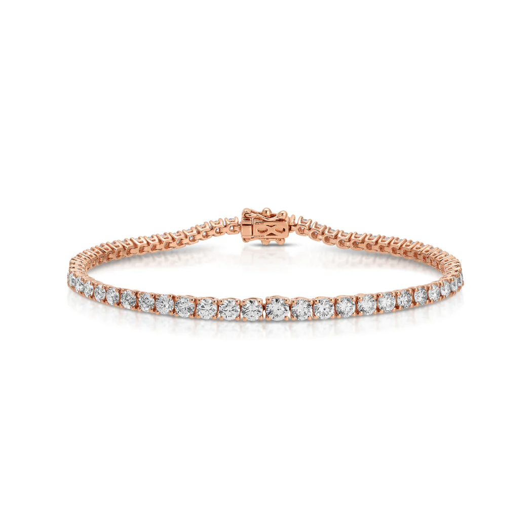 Graduated Small Diamond Hepburn Bracelet