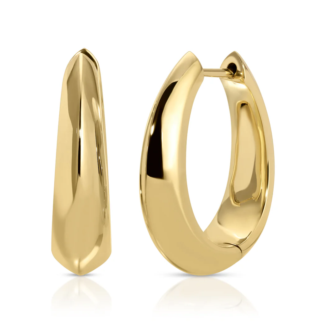 Plain Oval Hoops