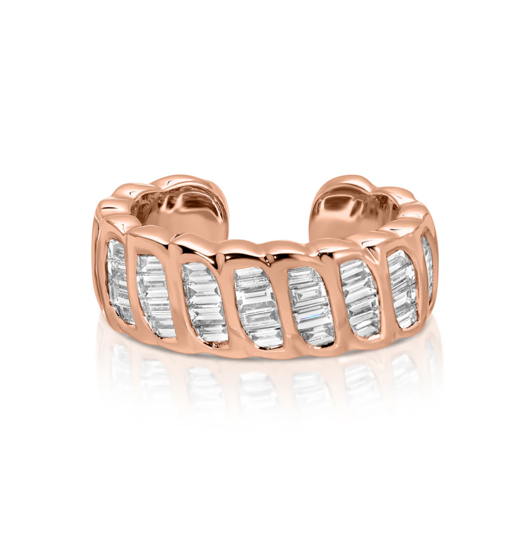 Baguette Diamond Zoe Ear Cuff