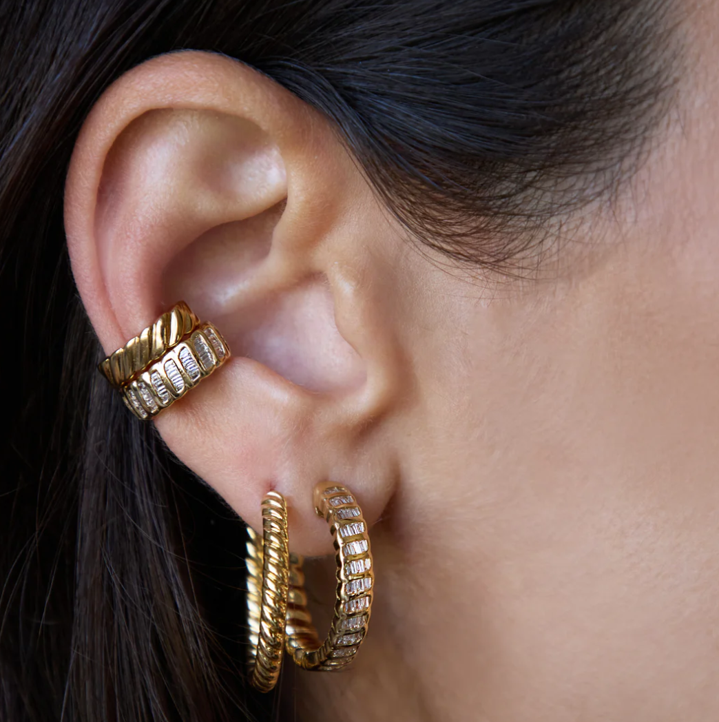 Baguette Diamond Zoe Ear Cuff
