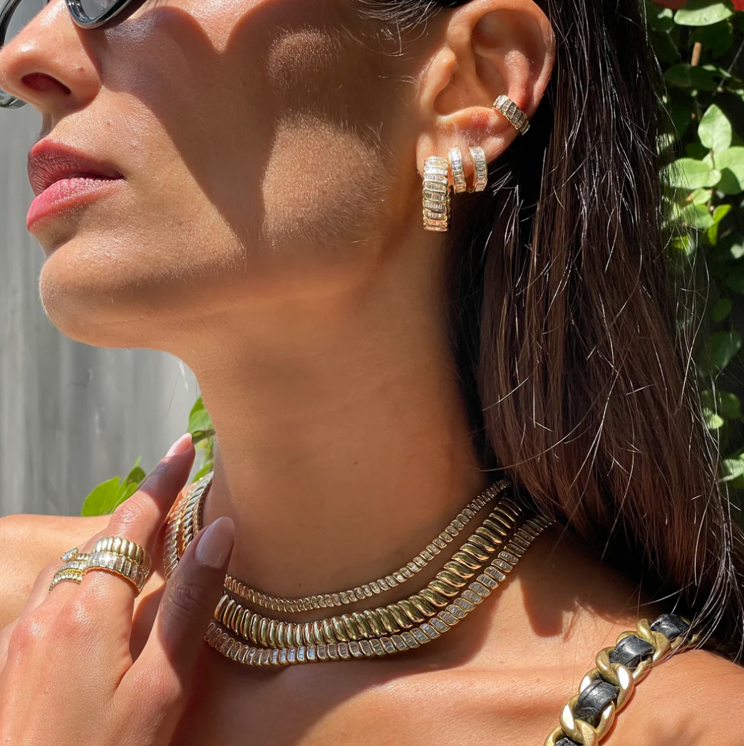 Baguette Diamond Zoe Ear Cuff