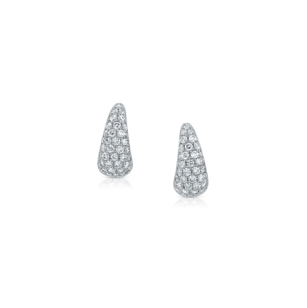 Baby Diamond Claw Earrings