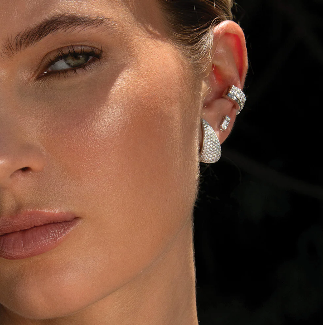 Diamond Claw Earrings