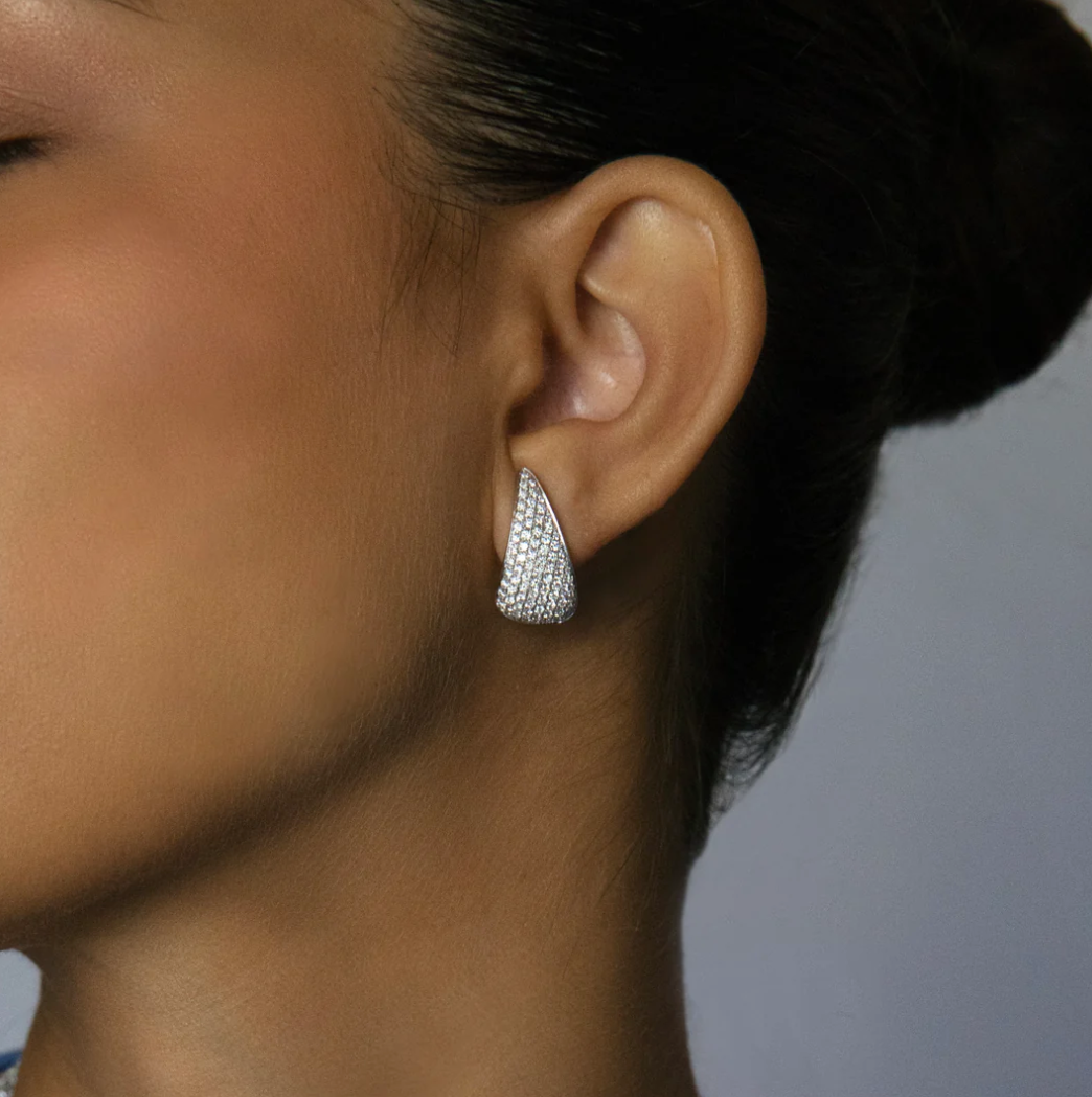 Diamond Claw Earrings