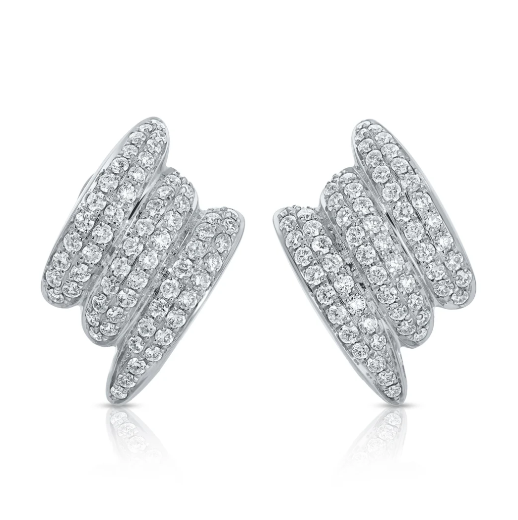Large Diamond Claire Earrings