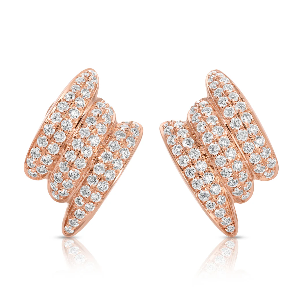 Large Diamond Claire Earrings