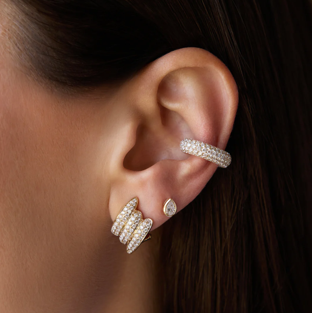 Small Diamond Claire Earrings