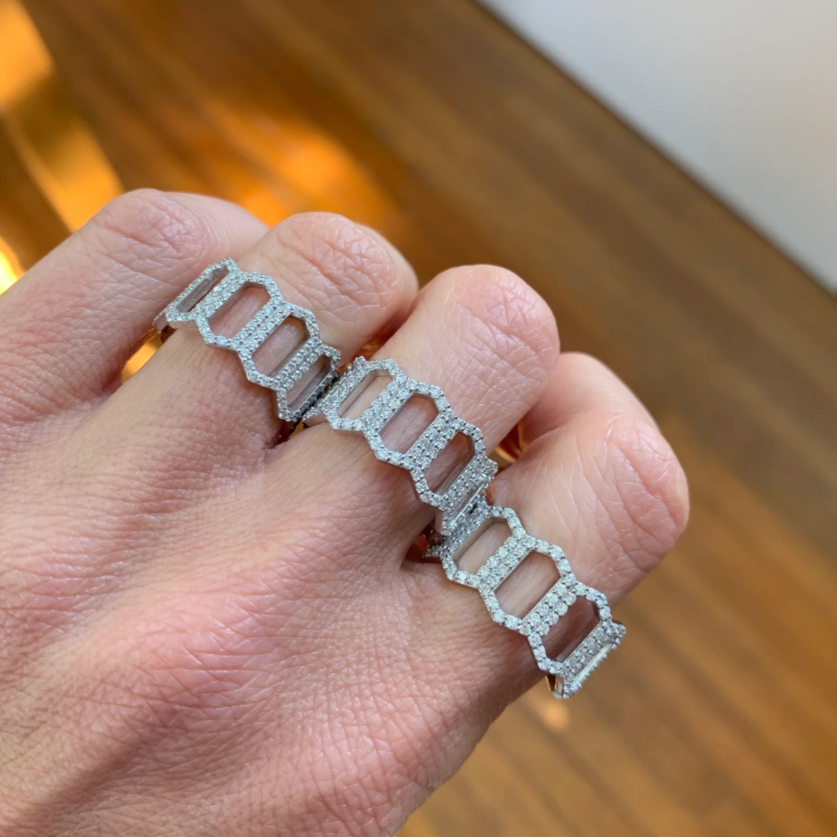 Diamond Open Marquis Ring
