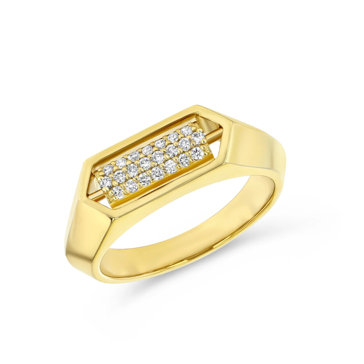 Domed Marquis Flip Ring