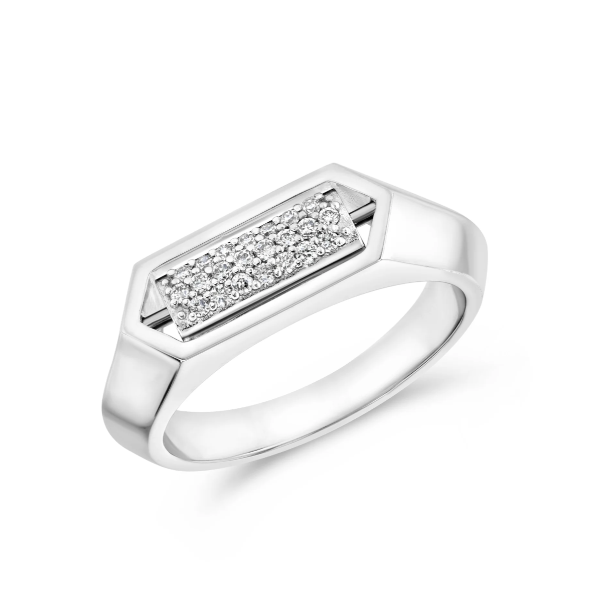 Domed Marquis Flip Ring