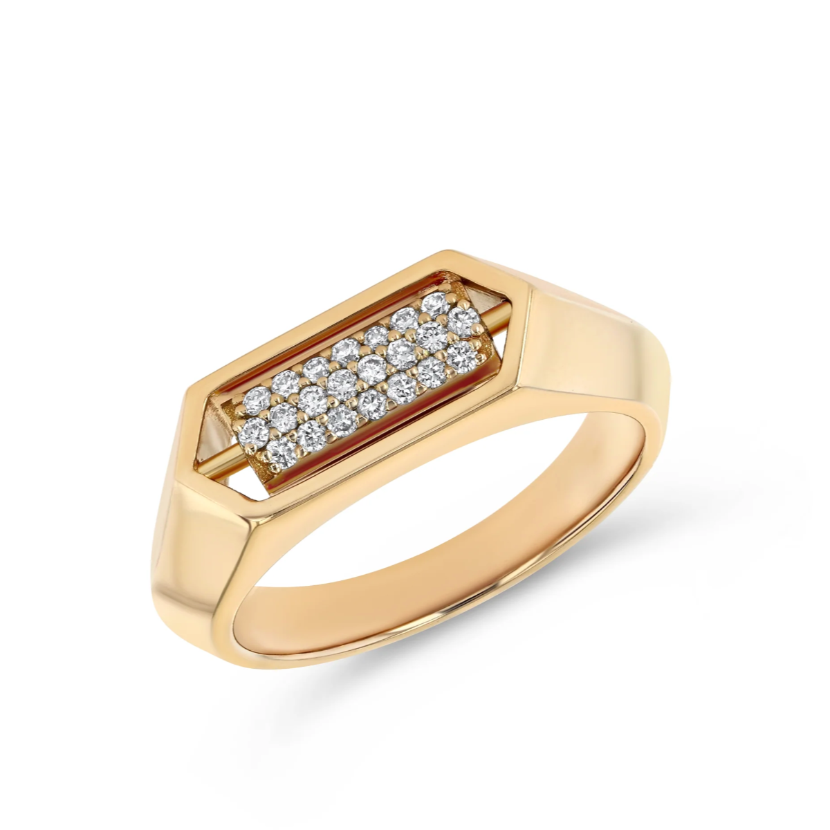 Domed Marquis Flip Ring