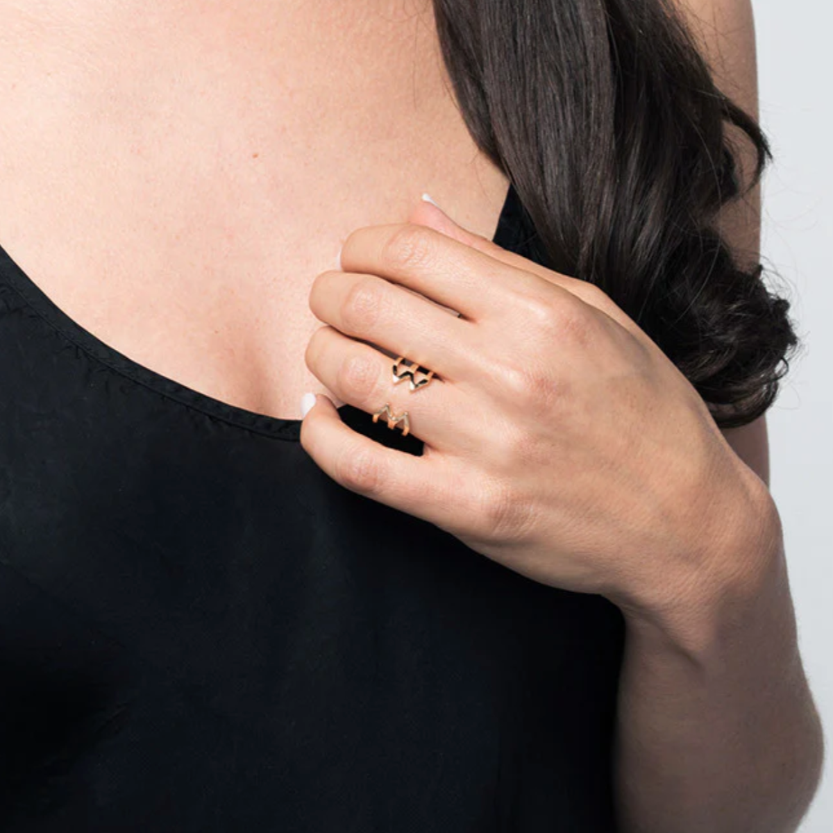 Stacked Dagger Ring
