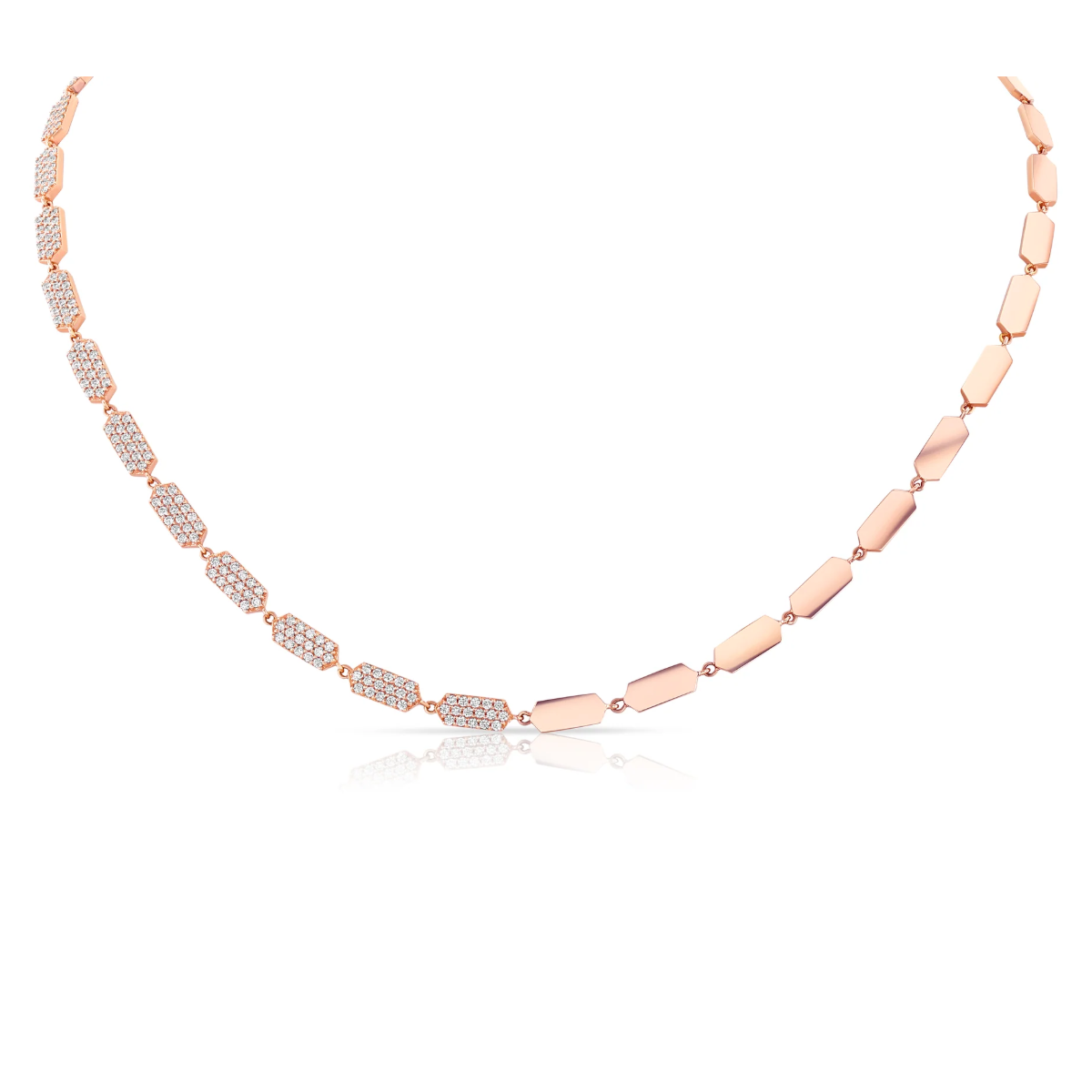 Hand Diamond Confetti Necklace