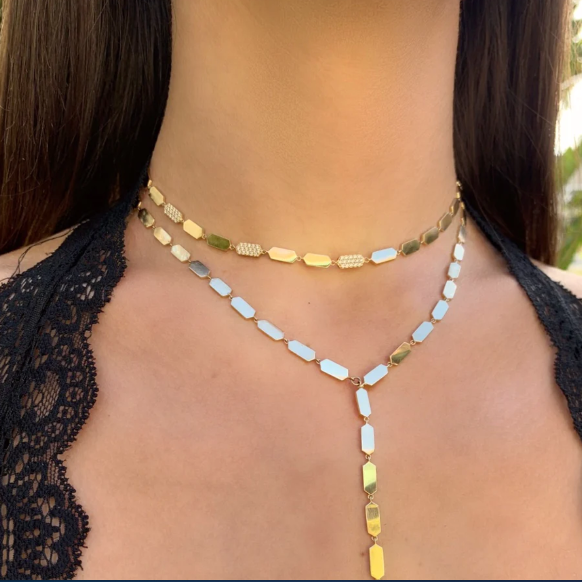 Diamond Confetti Necklace