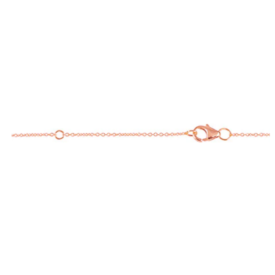 Mini Marquis Necklace with Diamond Points