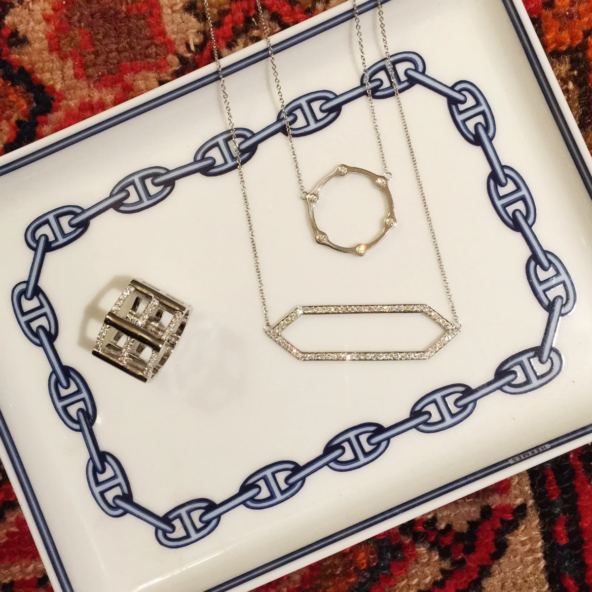 Diamond Gear Necklace