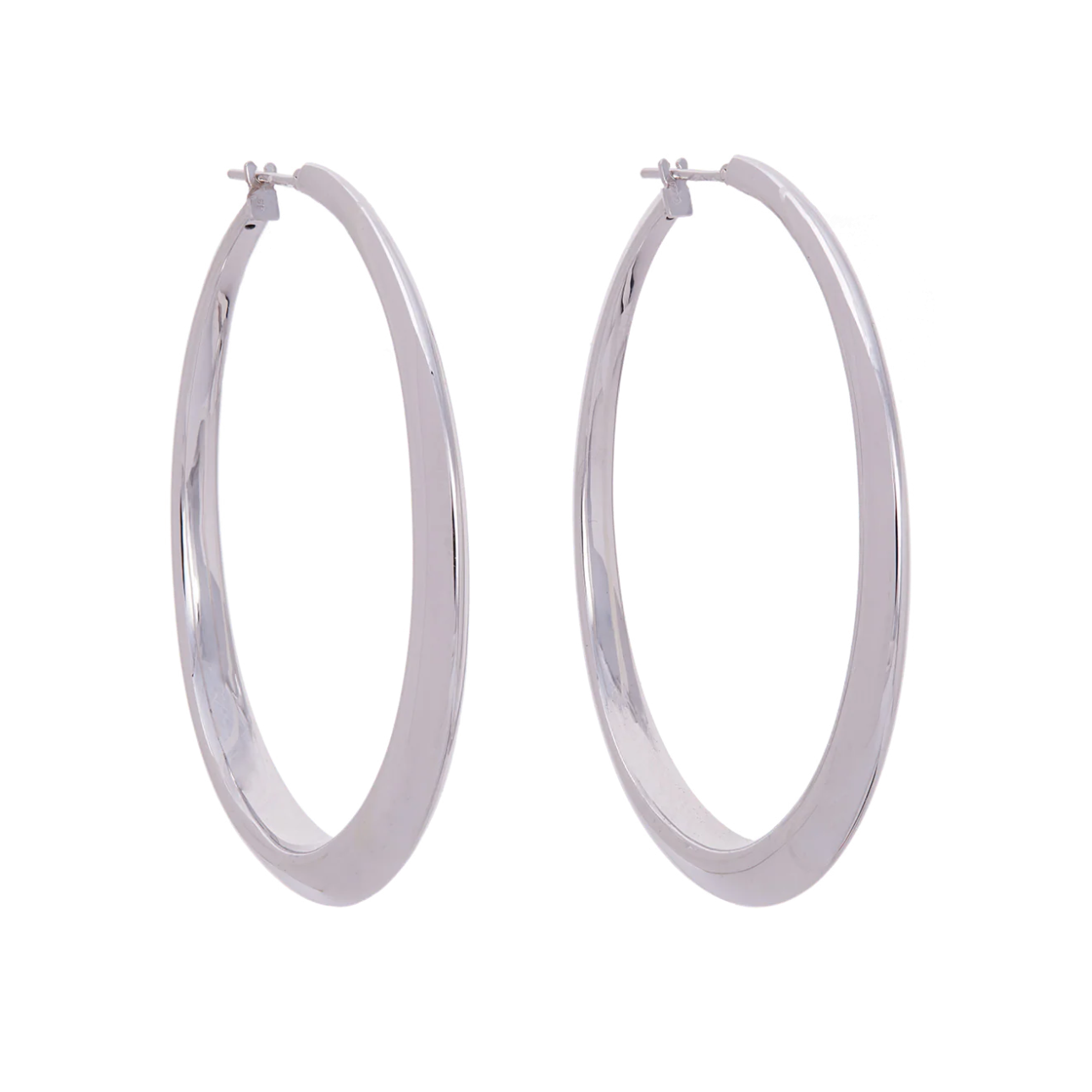 Oval Hoop Earrings